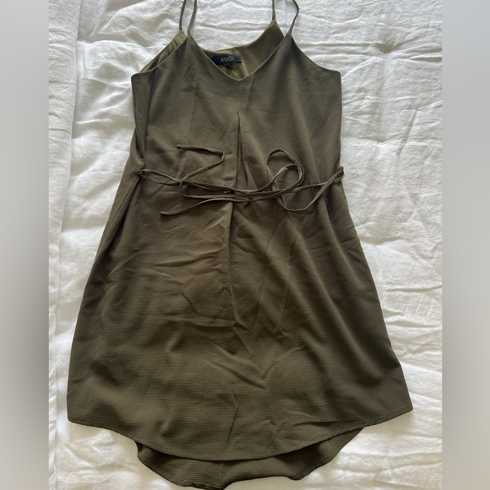 ANGL green dress